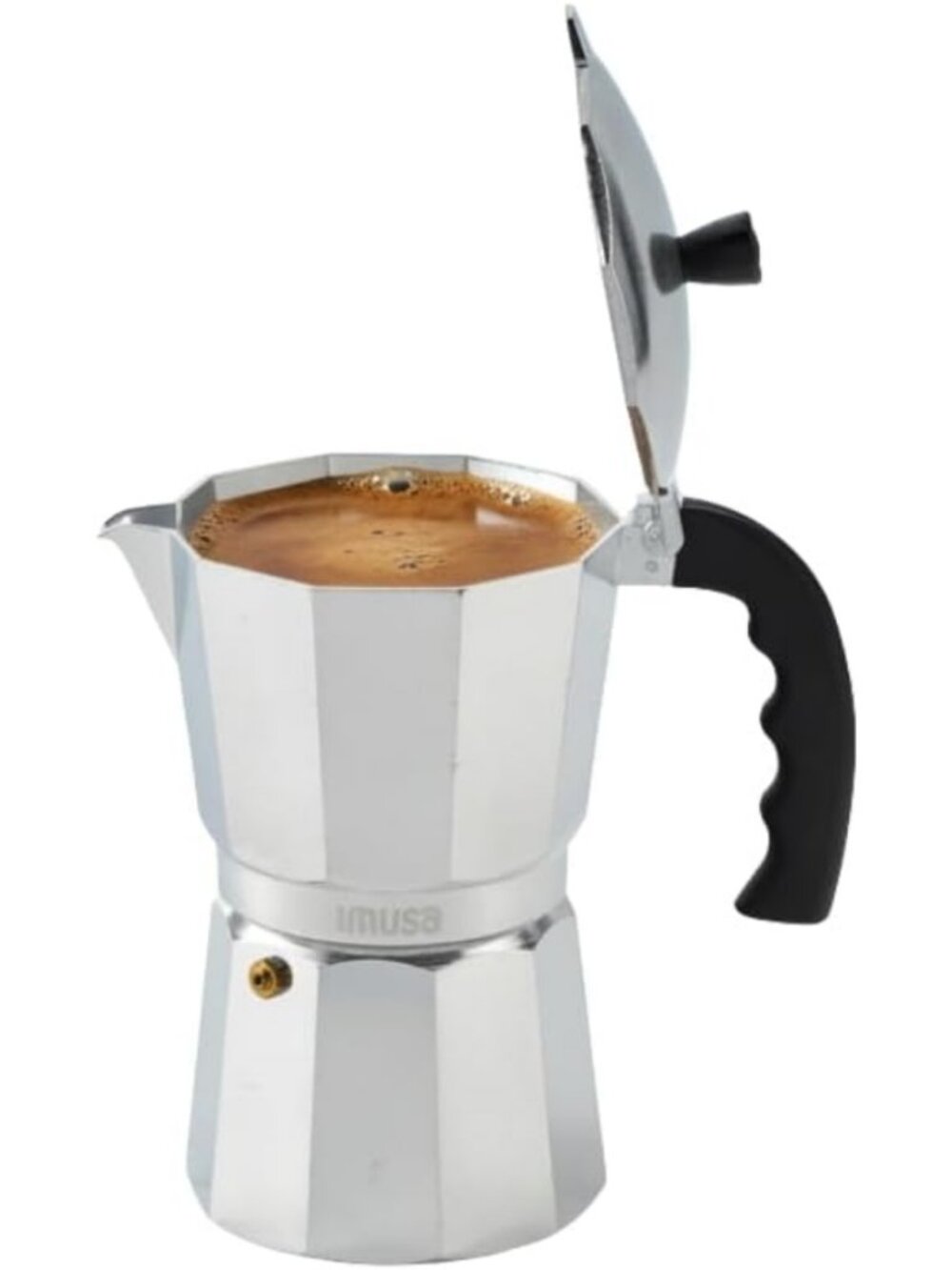 9-Cup Stovetop Coffee Maker, Cast Aluminum, Cool-Touch Handle, Espresso Pot
